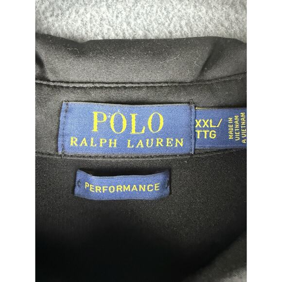 Polo Ralph Lauren Shirt Men XXL Performance Stretch Pony Logo Short Sleeve Black - Picture 3 of 8